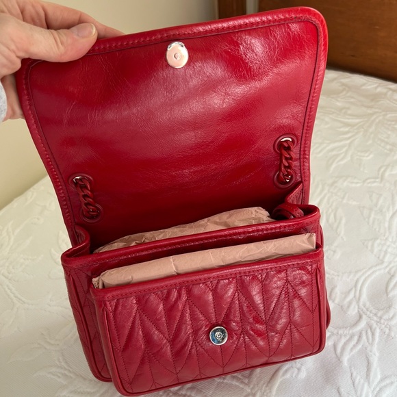 Miu Miu Quilted Flap Shoulder Bag - Picture 4 of 16